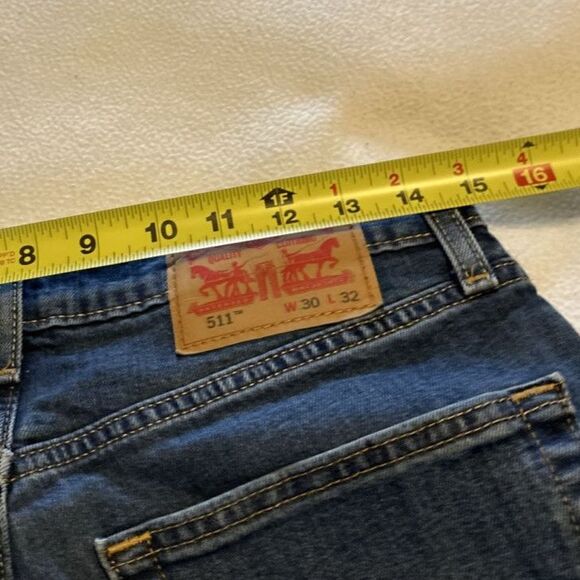 Levi's 511 Denim Straight Jeans Men's Size 30X32 (30x29.5) - Picture 8 of 11